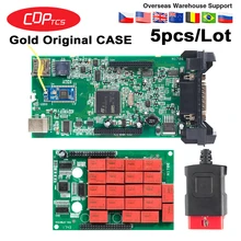 5 шт./лот Золотой инструмент CDP TCS V3.0 Bluetooth. R3/,00 keygen программное обеспечение obd2 сканер автомобили Грузовики OBDII Авто диагностический инструмент