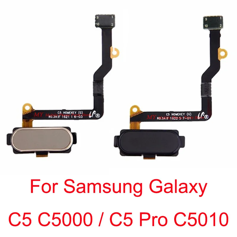 

Home Menu Button Fingerprint Sensor Return Key Botton Flex Cable For Samsung Galaxy C5 C5000 / C5 Pro C5010