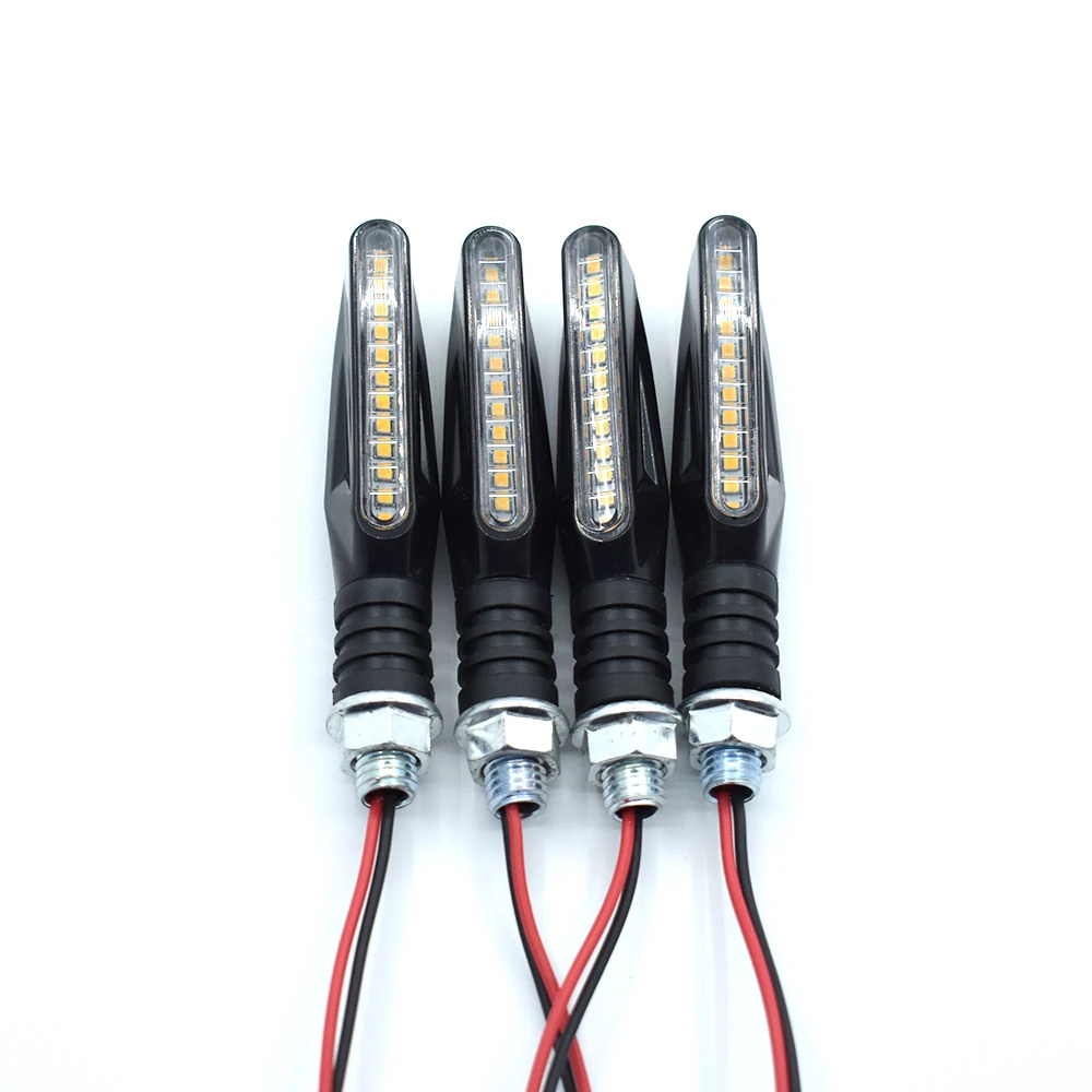 

Universal Motorcycle LED Flexible Turn Signal Indicator Amber Light For Kawasaki Z1000 2003-2006 ZX-10R 04-05 ZX-12R