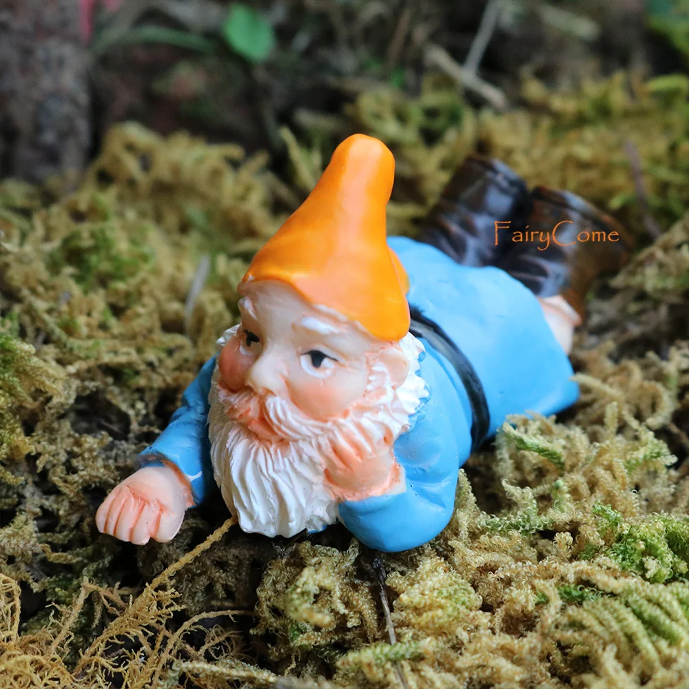 Ensemble de 6 pièces Statue de Gnomes de jardin, Figurines amusantes, nains, décoration