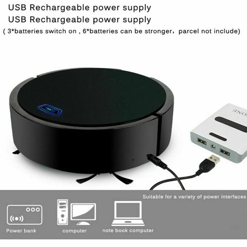 USB Автоматическая подзарядка напольная пыль уборочная робот пылесос аксессуары