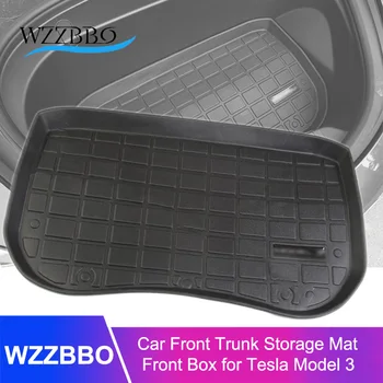 

WZZBBO Car Front Trunk Storage Mat Cargo Liner Trunk Waterproof Protective Pads Compatible Front Box for Tesla Model 3