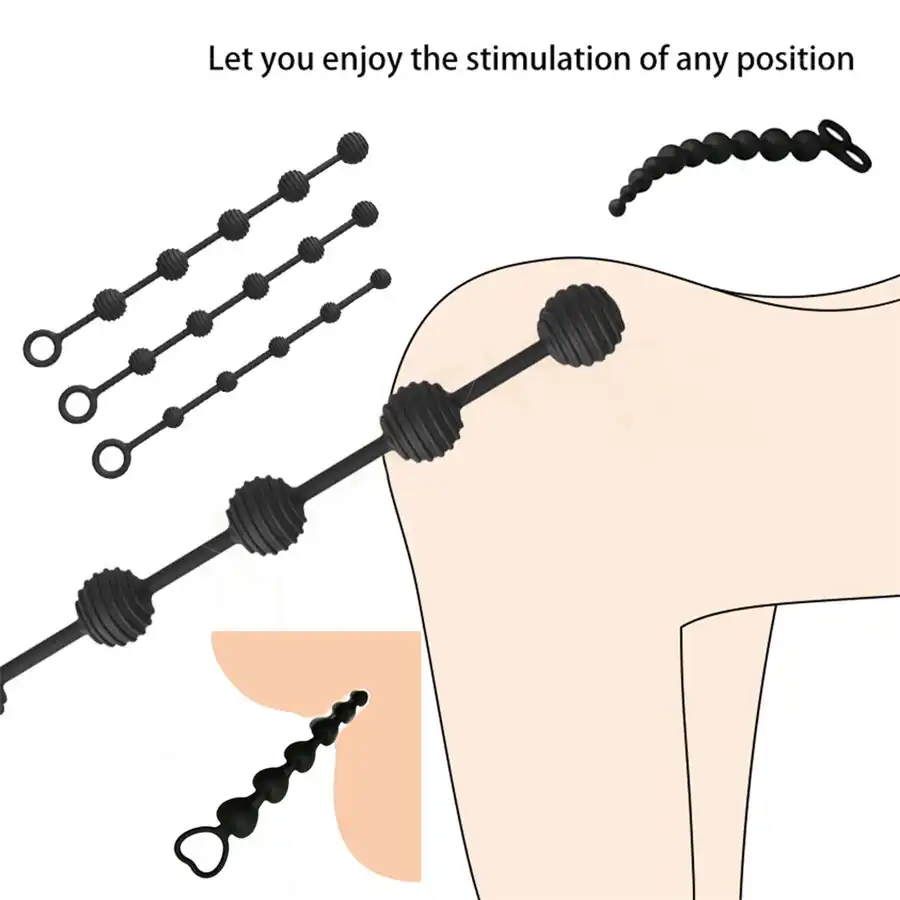 Silicone Small Anal Beads Balls Butt Plug Sex Toys For Women Anal Adult Anus Masturbation Prostate Massage Erotic Intimate Good Anal Sex Toys Aliexpress