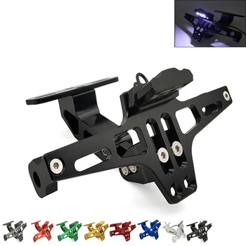 

For Yamaha YZ250X YZ250FX YZ450FX WR450F WR250R CNC Motorcycle Rear License Plate Mount Holder and Adjustable Angle License