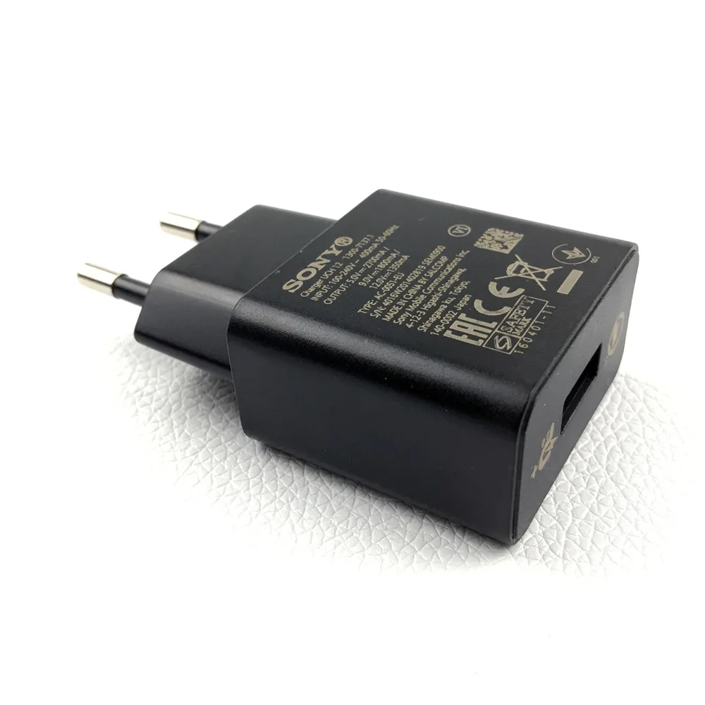 Оригинальное быстрое зарядное устройство sony QC 3,0 адаптер быстрой зарядки usb кабель для Xperia XZs G8232 X Compact F5321 XA2 Ultra XZ2 Premium XZP
