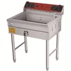 Electric Fryer Fried Chicken Fish Fritters French Fries Fully Automatic Commercial 20L Large Capacity 4800W Stainless Steel 220V 1