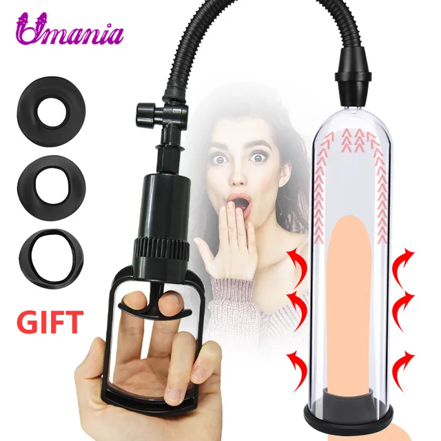 Manual Penis Enlarger Pump Penis Enhancement Extender Sex Toys for Men Male Masturbation Trainer Vacuum Pump Adult Trainer Tool 1