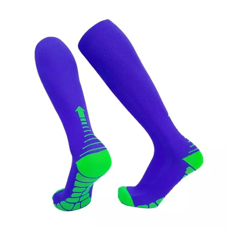 Unisex Black Compression Socks for Enhanced Performance and Pain Relief