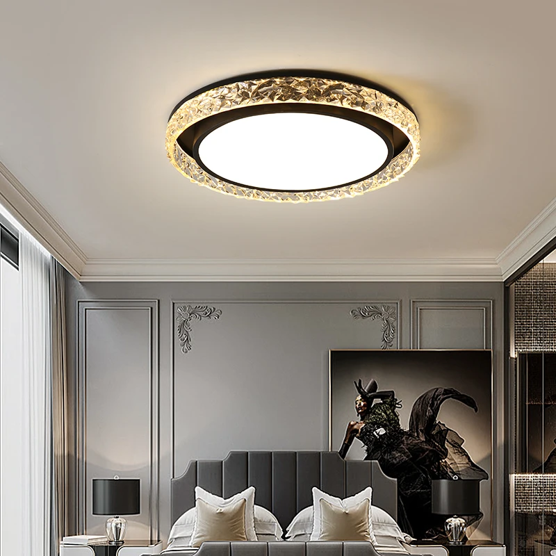 de techo Led modernas, lámpara de techo para sala de estar, dormitorio, cocina, comedor, Lustre dorado, negro, blanco, luminarias|Luces para el techo| - AliExpress