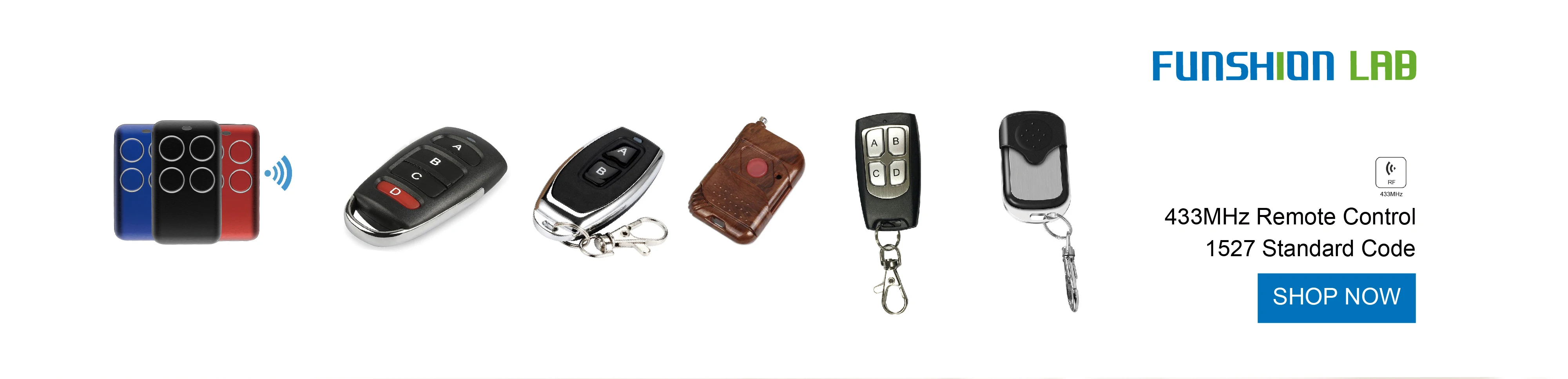 Controle remoto ev1527 funshion, interruptor de controle