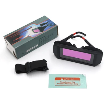 

Solar Auto Darkening Welding Helmet Eyes Protector Welder Cap Goggles Machine Cutter Soldering Mask Filter Lens Welding Glasses