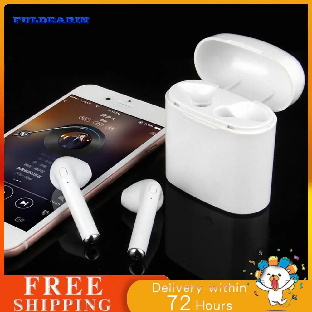 

NEW I7 i7s TWS Wireless Earphones Bluetooth Earphone In-Ear Earbuds With Mic Earbuds For Iphone Android All Smart Phone Headset
