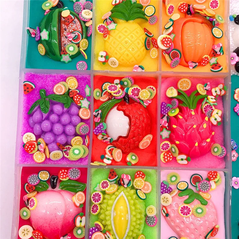 slime additives Cute Stretchy Individuality Charm Elasticity Slime Kids Relief Stress Toys Gift juguetes #3N06 (3)