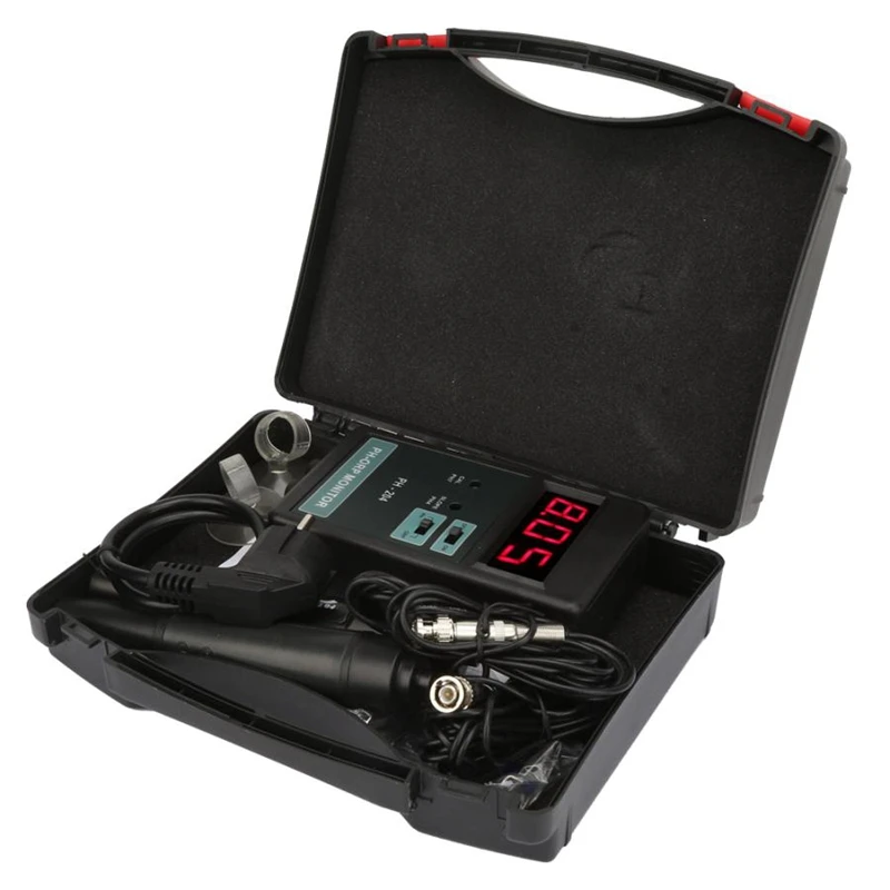 Профессиональный онлайн PH ОВП монитор светодиодный дисплей аквариума для