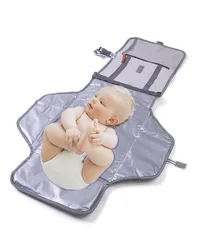 Almofada em mudança portátil para meninos e meninas inteligente fralda bolso leve à prova dlightweight água viagem fralda estação kit almofada amortecida