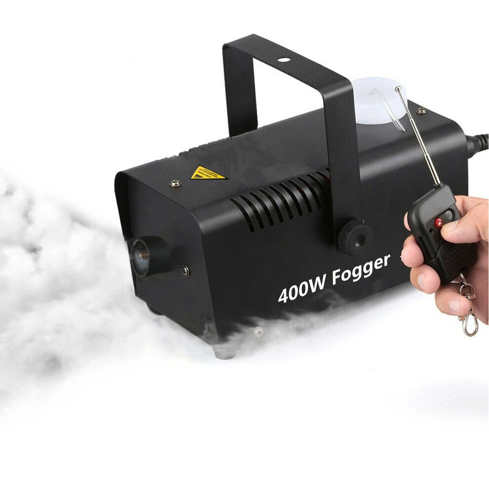 

Fog Machine, 400W Portable Smoke Machine With Wireless Remote Control For Halloween, Christmas, Wedding, Parties, DJ Stage Show