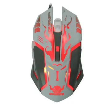 

Professional USB Wired Ergonomic Design Mute Red Light Gaming Mouse Game Accessories