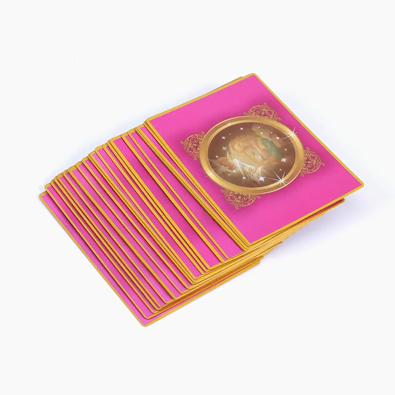 Полный английский 44 Romance Angels Oracle Card колода таинственные карты Таро настольная игра от Doreen добродетель Редкий из печати
