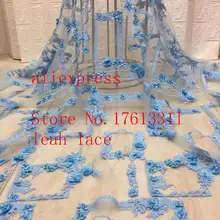 5 ярдов/сумка XC142#8 цветов вышитая Лазерная бусина модная картина рамка дизайн французский свадебное платье ткань