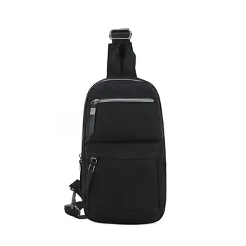 

2020 New Men Crossbody Bags Messenger School Male Sling Chest Work Water Resistant Travel Cross Waist Single Shoulder Bag Black