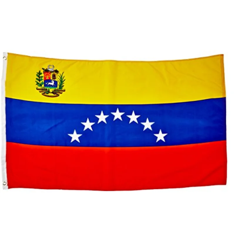 

Venezuela Flag Custom Flag 3x5ft Flying Banner 100D Polyester Advertising Sports Decoration Car Grommets