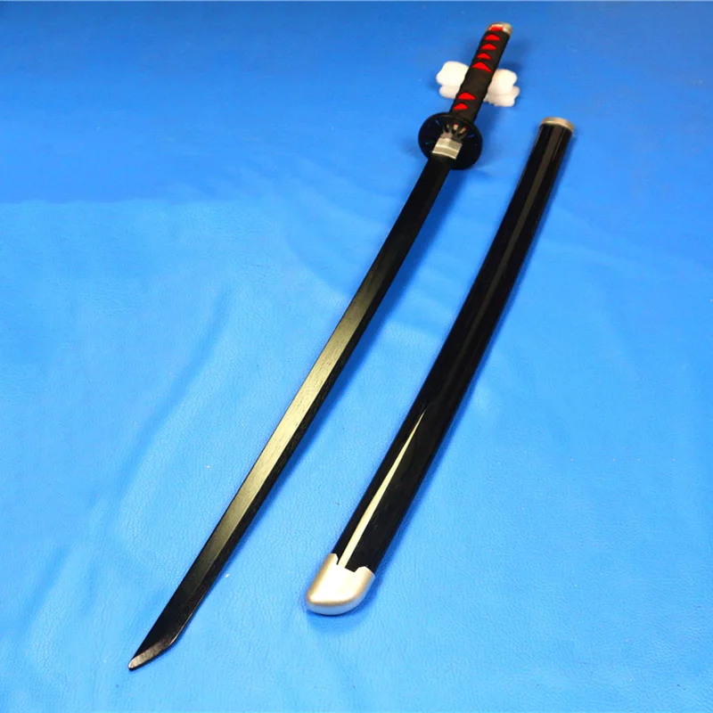 Деревянный маскарадный меч с круглым демоном шелт, истребитель самурая, реквизит для косплея, аминовая игра, реквизит, деревянные мечи, японская катана - Цвет: No.1