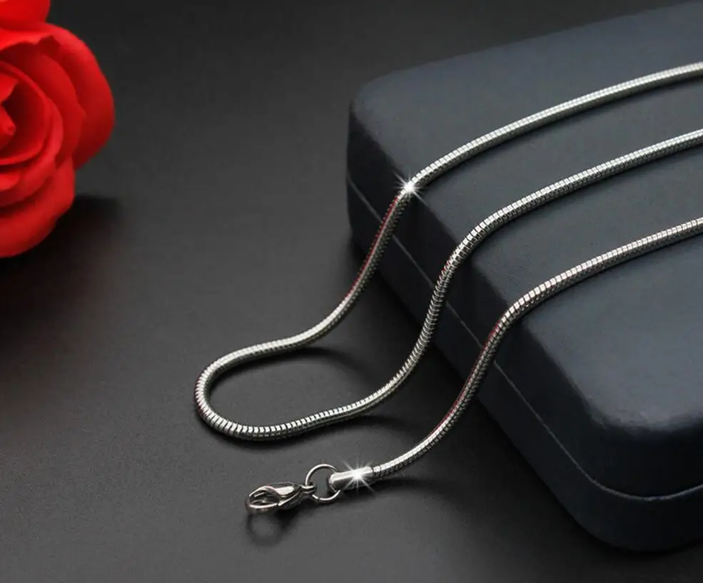 1 шт. 70 см 76 нержавеющая сталь Цепочки и ожерелья цепи змейки DIY подходит парящий