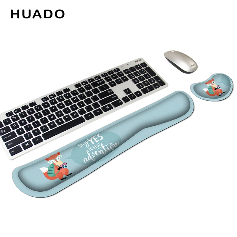 F Keyboard Wrist Pad Hand Wrist Keyboard Support Comfortable Wrist Rest Pad for Laptop Support Customized - Цвет: F