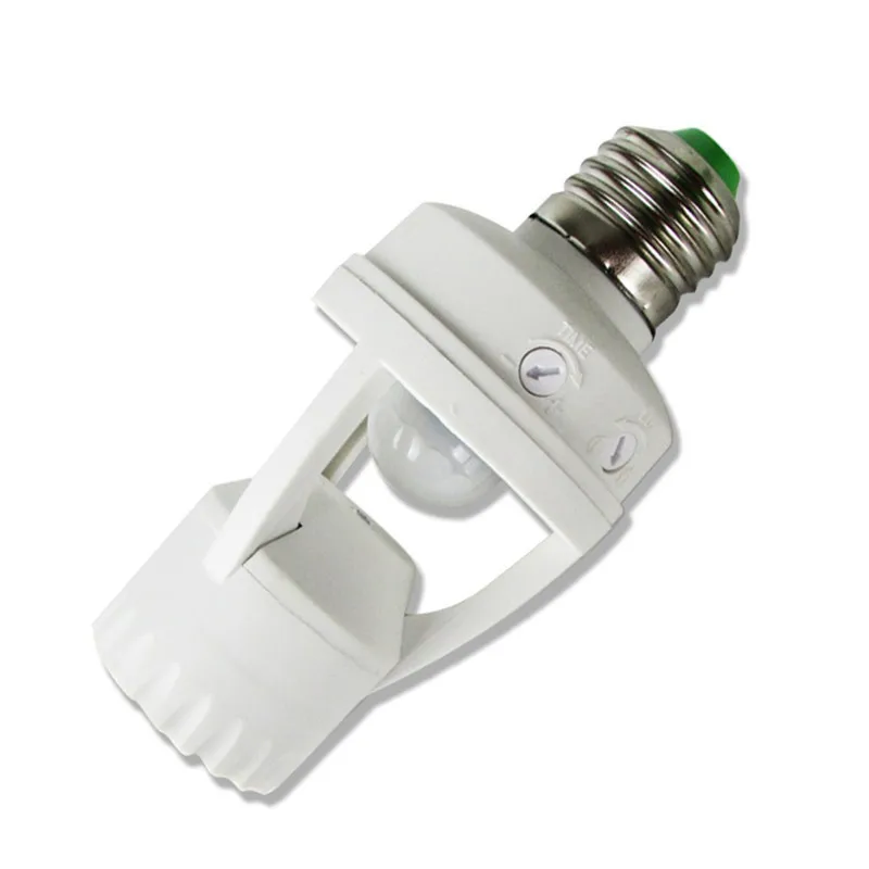 

1 Piece E27 PIR Light Bulb Socket Switch Light Stand Induction Motion Sensor Lamp HolderPortable Lighting Accessories