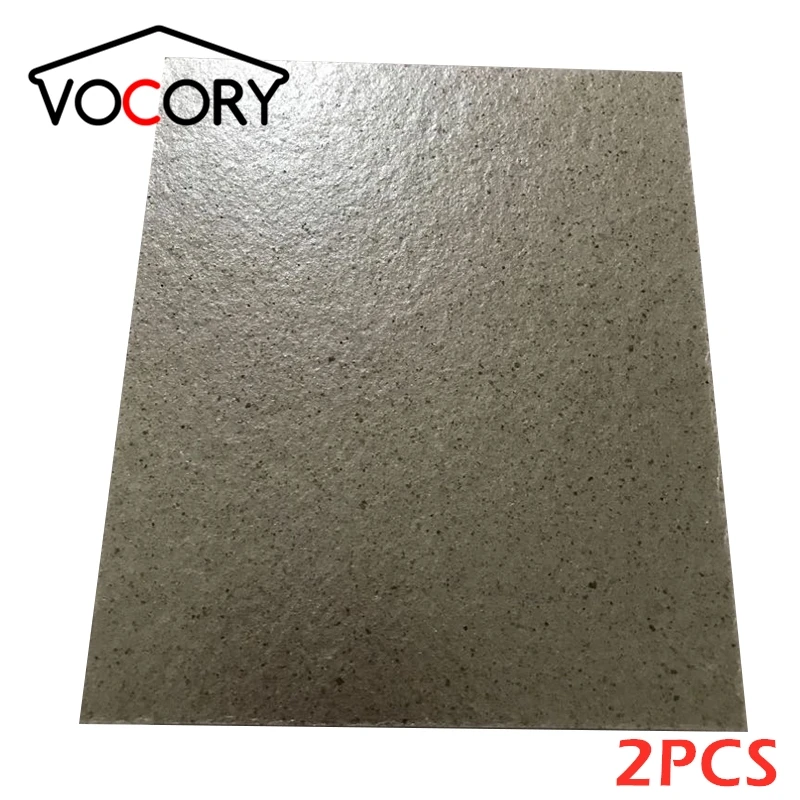 Piezas de repuesto para horno microondas, placas de Mica para Midea, tapa de magnetrón, 2 uds., 14,5x12cm