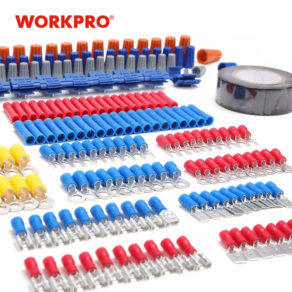WORKPRO 582 набор инструментов для электрика сетевых оптоволоконные инструменты
