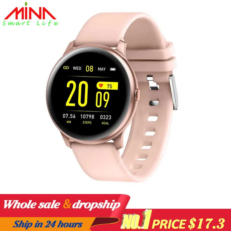 

KW19 Smart watch Women Heart rate monitor Men Sport Smartwatch Message reminder Fitness tracker For Android and IOS