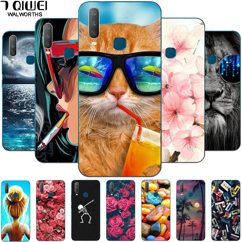 

For Vivo Y17 Case Silicone Soft TPU Back Cover for VIVO Y15 Y12 Funda Phone Cases for VivoY17 Vivoy12 Coque Y 17 15 2019 Bumper