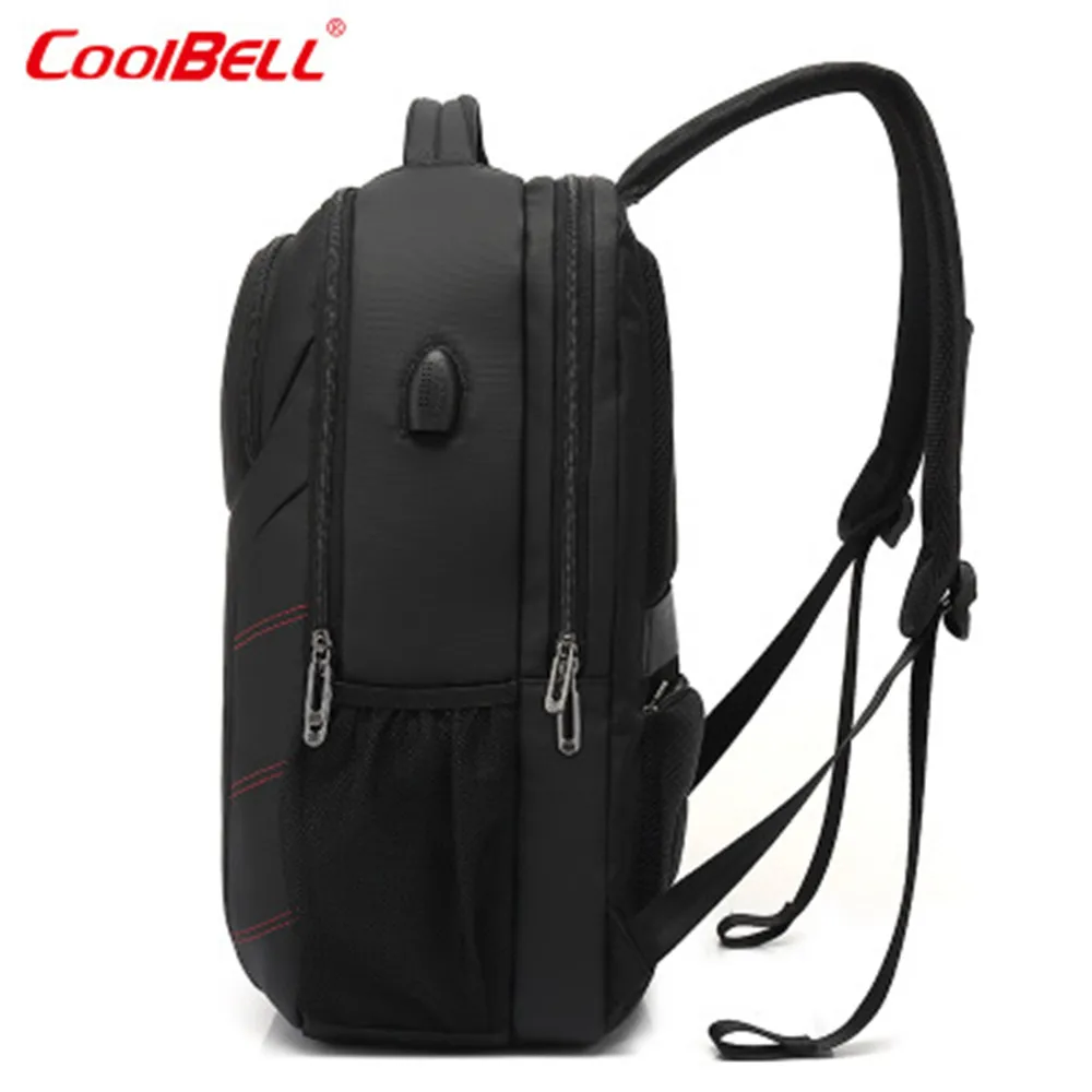COOLBELL Backpack 15.6inch Laptop Backoack Fashion Business Travel Anti-theft Swipe Nylon Waterproof backpack Sports Backpack