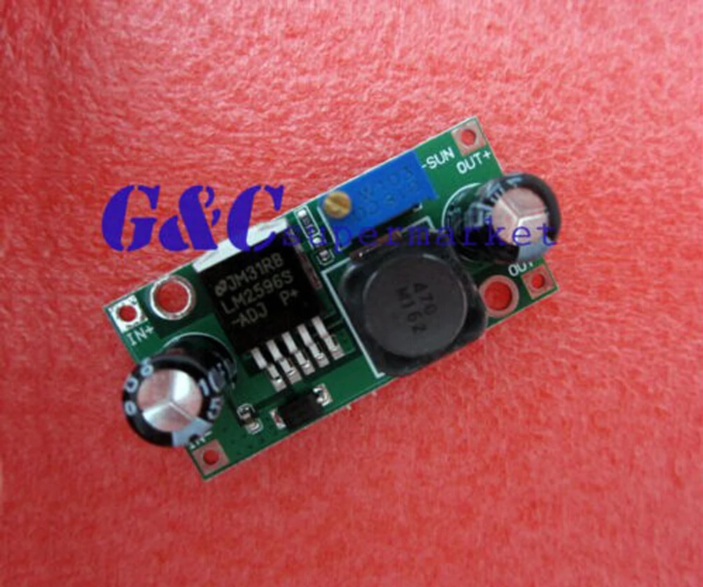 

1PCS LM2596 DC-DC adjustable power step-down module GREEN diy electronics