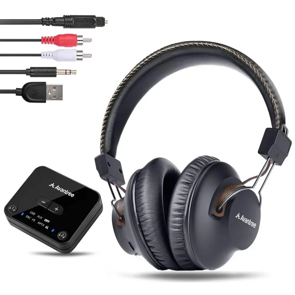 Беспроводные наушники Avantree HT4189 для просмотра ТВ с передатчиком Bluetooth (цифровой