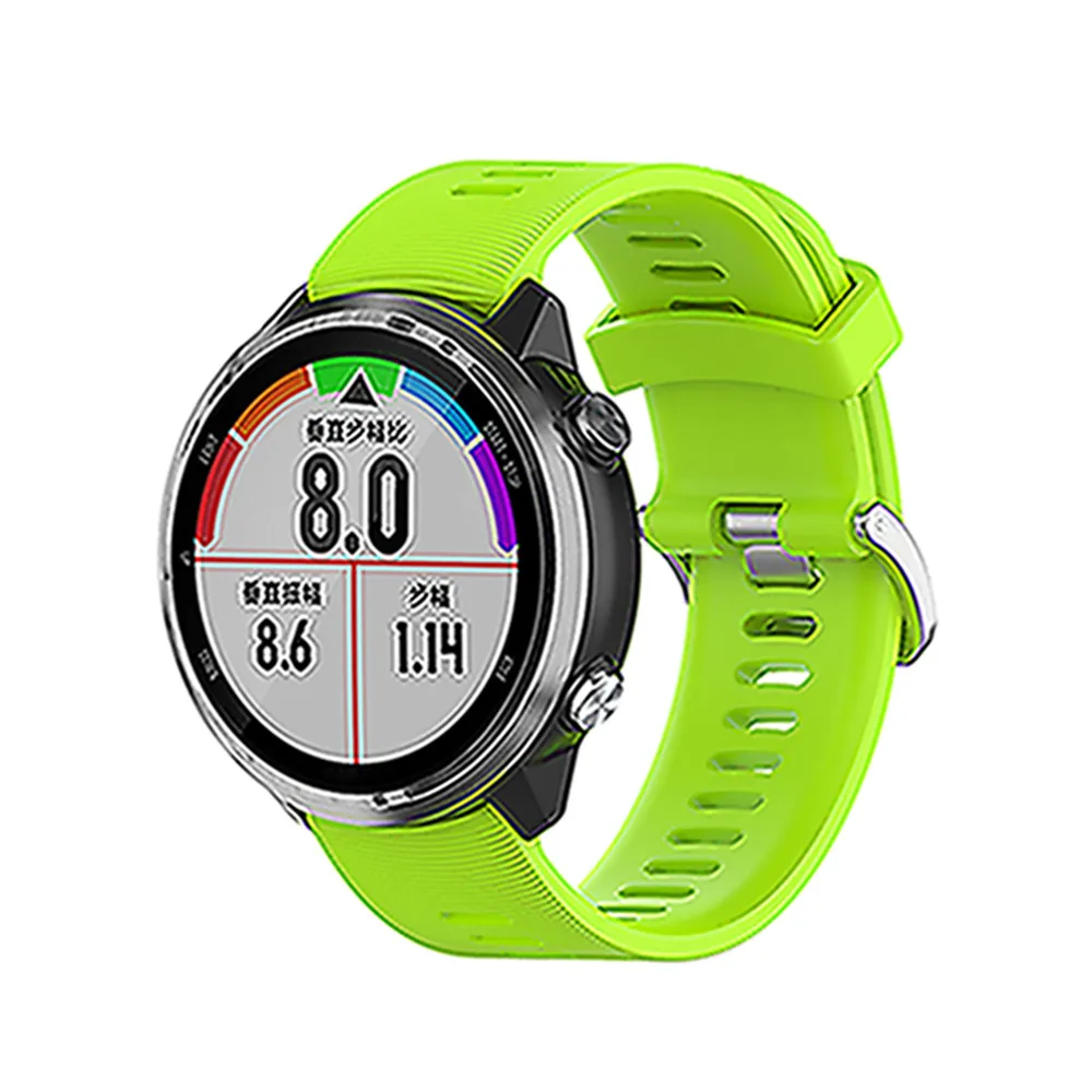Силиконовый ремешок для часов 20 мм спортивный ремешок для Garmin Forerunner 645 Smartwatch аксессуары сменный ремешок на запястье, браслет