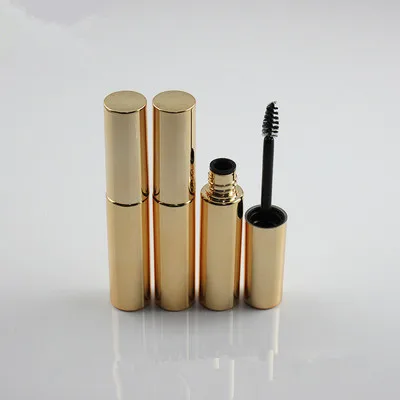 Wholesale 8ML Empty Mascara Tube Packing Eyelash Vial Liquid Bottle Sparkly Gold Tubes Refillable Makeup Tools | Красота и здоровье