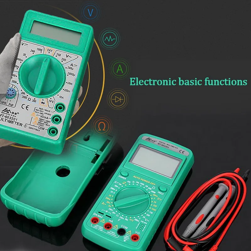 

New LCD Display Digital Amper Clamp Meter Multimeter NCV Current Clamp Pincer Voltmeter Ammeter AC/DC Ohm Current Voltage Tester