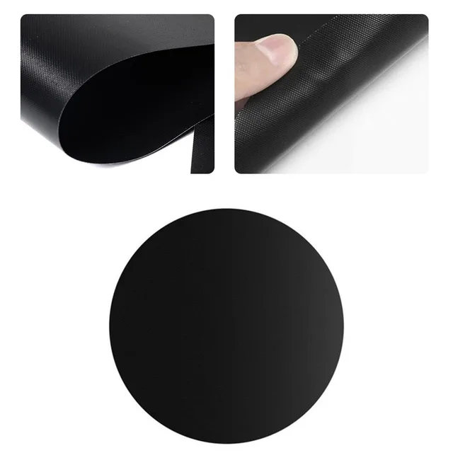 1Pc 40 Cm-Es Tapadás Nélküli Bevonat Bbq Grill Szőnyegek Hőálló Grillezőpad Újrafelhasználható Kerek Sütő Mat Grillmatte Tartozékok - Image 3