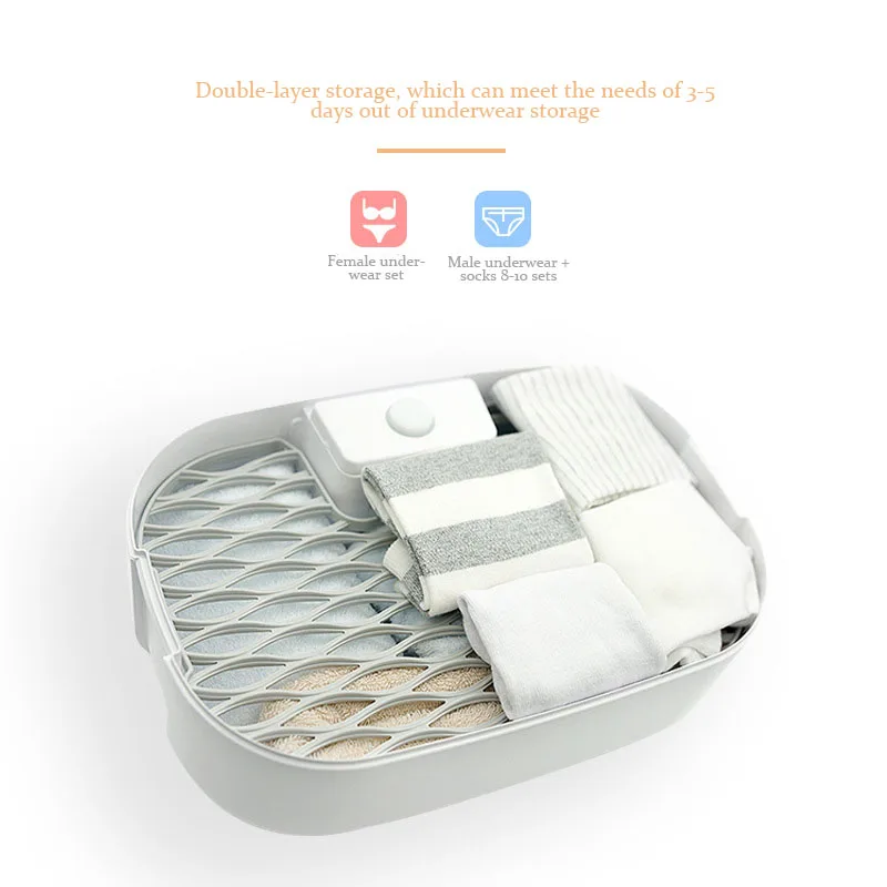  Kbxstart Portable Underwear Disinfection Machine Travel Household Mini Dryer Socks Towel Dry Clothe