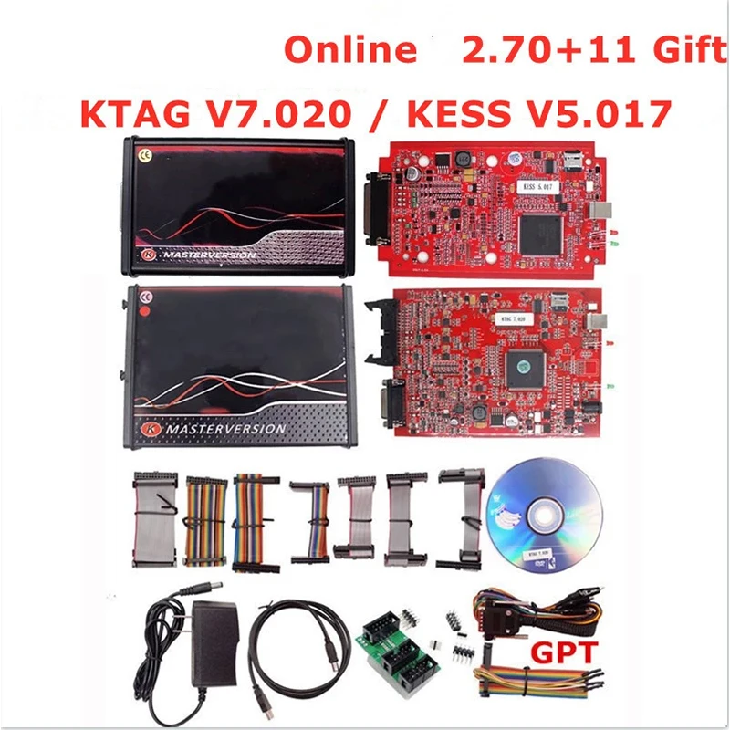 Ecu Программатор kess v2 ktag full chip 2021 оригинальный комплект 2020 led bdm Рамка 22 шт.