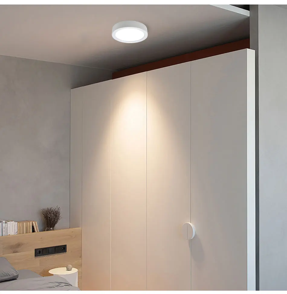 LED Downlight Surface Mount Ultra Thin Indoor Lighting Fixture 3W 9W 12W 15W Living Room Bedroom Kitchen Lamp AC 220V Spot Light