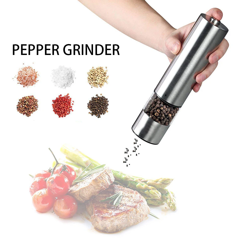 Электрическая шлифовальная машина для соли и перца (1 упаковка) кухонная