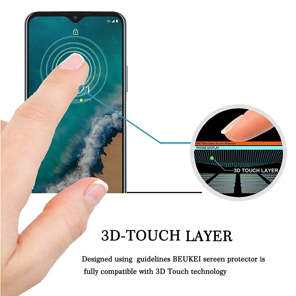 Premium 3-Pack Tempered Glass Screen Protector Set