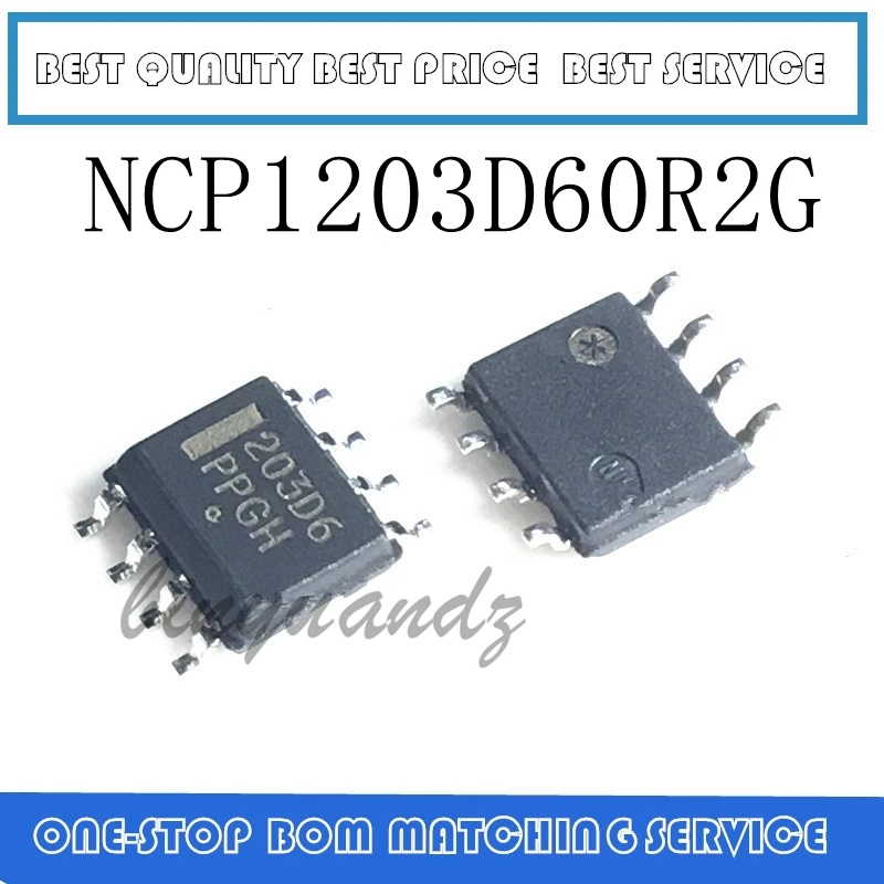 

50 шт NCP1203D60 NCP1203D60R2G SOP8