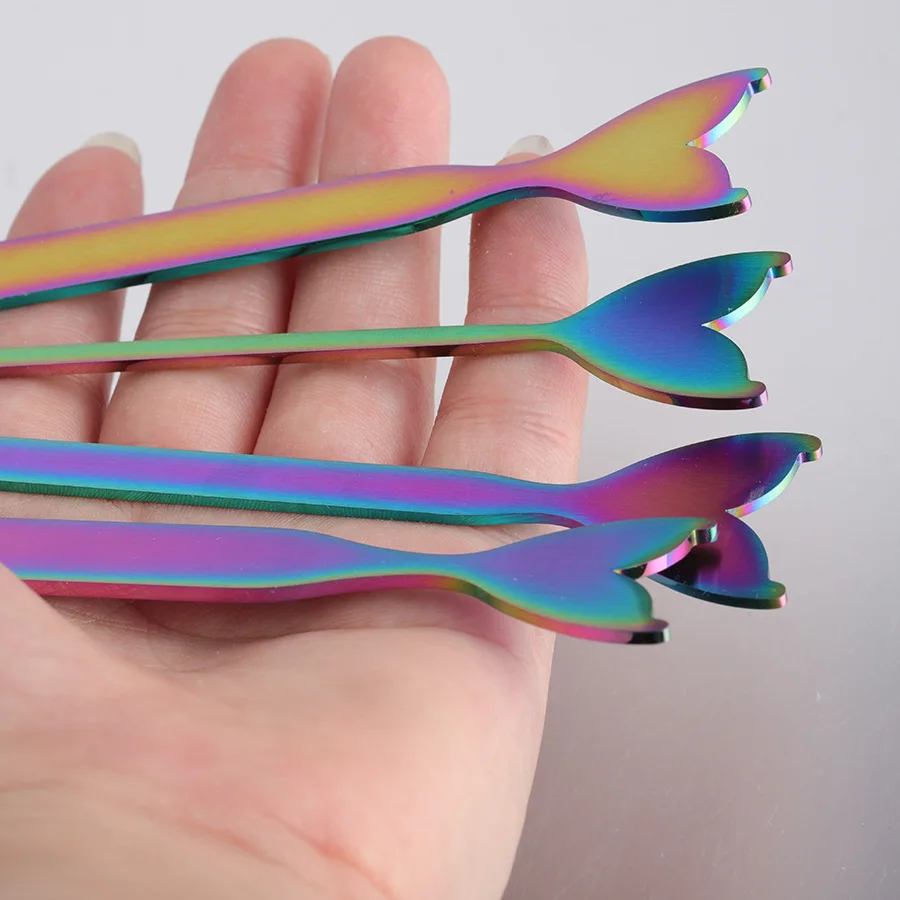 Серебряное зеркало из нержавеющей стали Русалка рыбий хвост полоски DIY c-образный Открытый браслет из нержавеющей стали полосы
