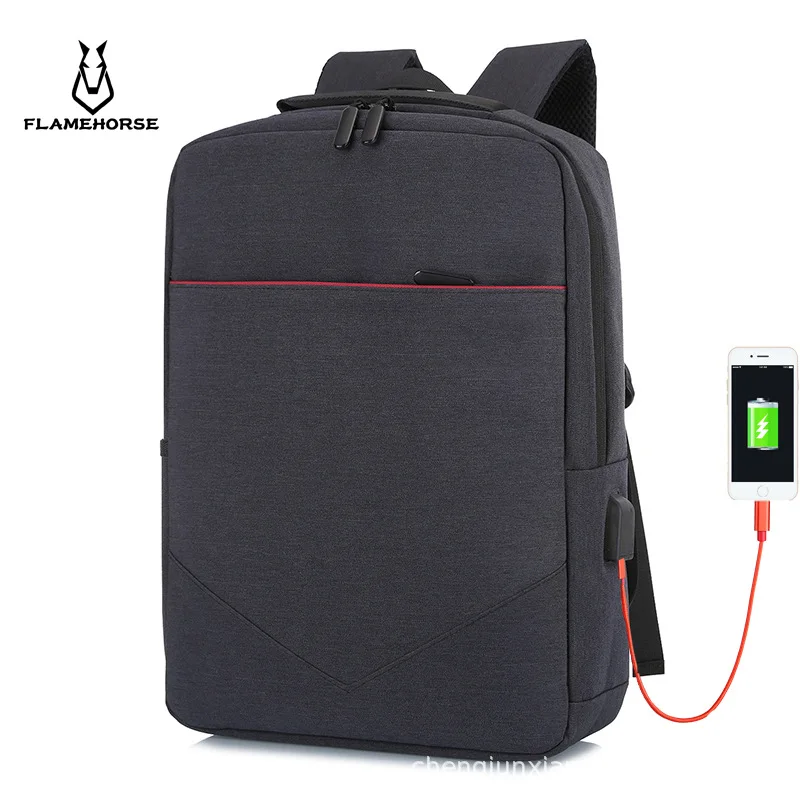 

New Style USB Charging Backpack Business Casual Computer Bag Backpack Can Be Set Trolley Backpack