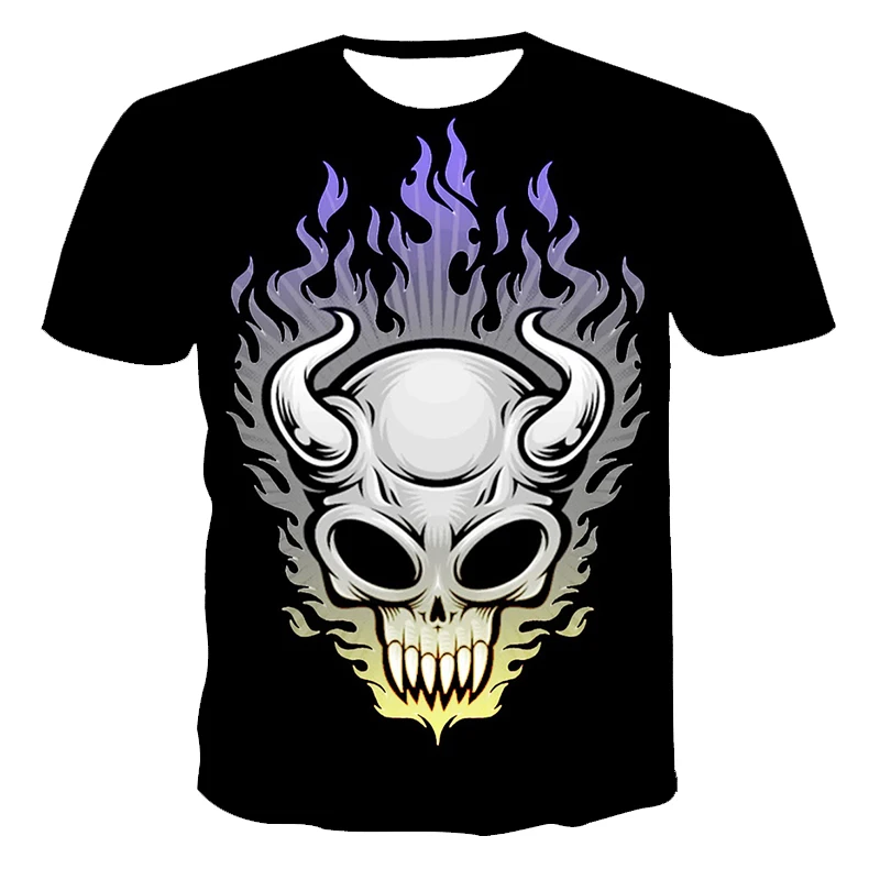 

Men's 2020 New Creative Design 3D Natural Print Men's Short Sleeve Round Neck 3D Graphics/3D T-shirt