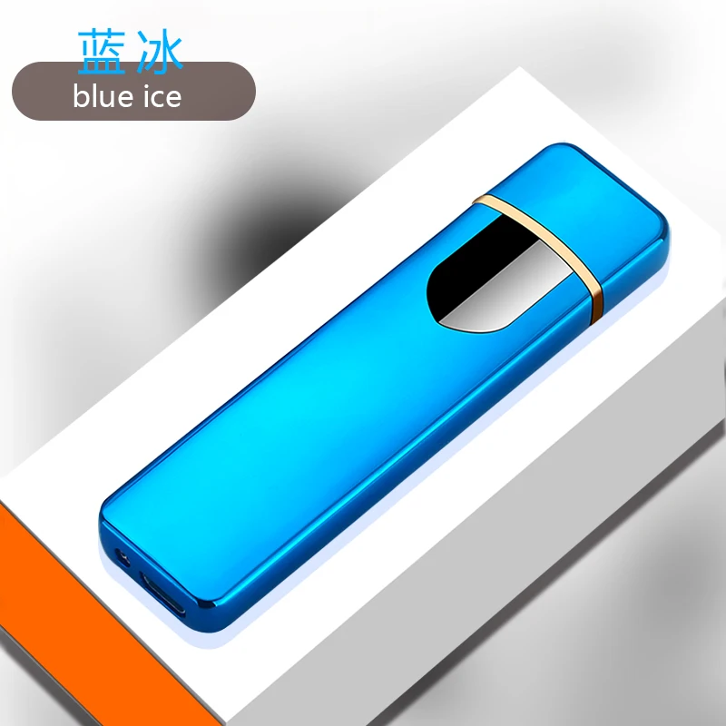 4 Smoking Accessories Windproof Gift Smokeless Flameless USB Windproof Charging electric Lighter Electronic Cigarette Lighters - Цвет: 4